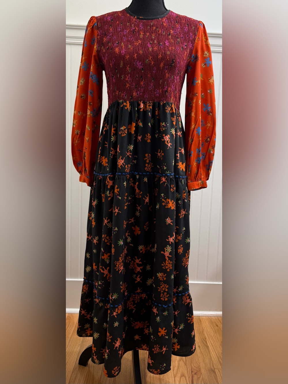 Bl-nk London Brittany Maxi Dress by Anthropologie Sz S